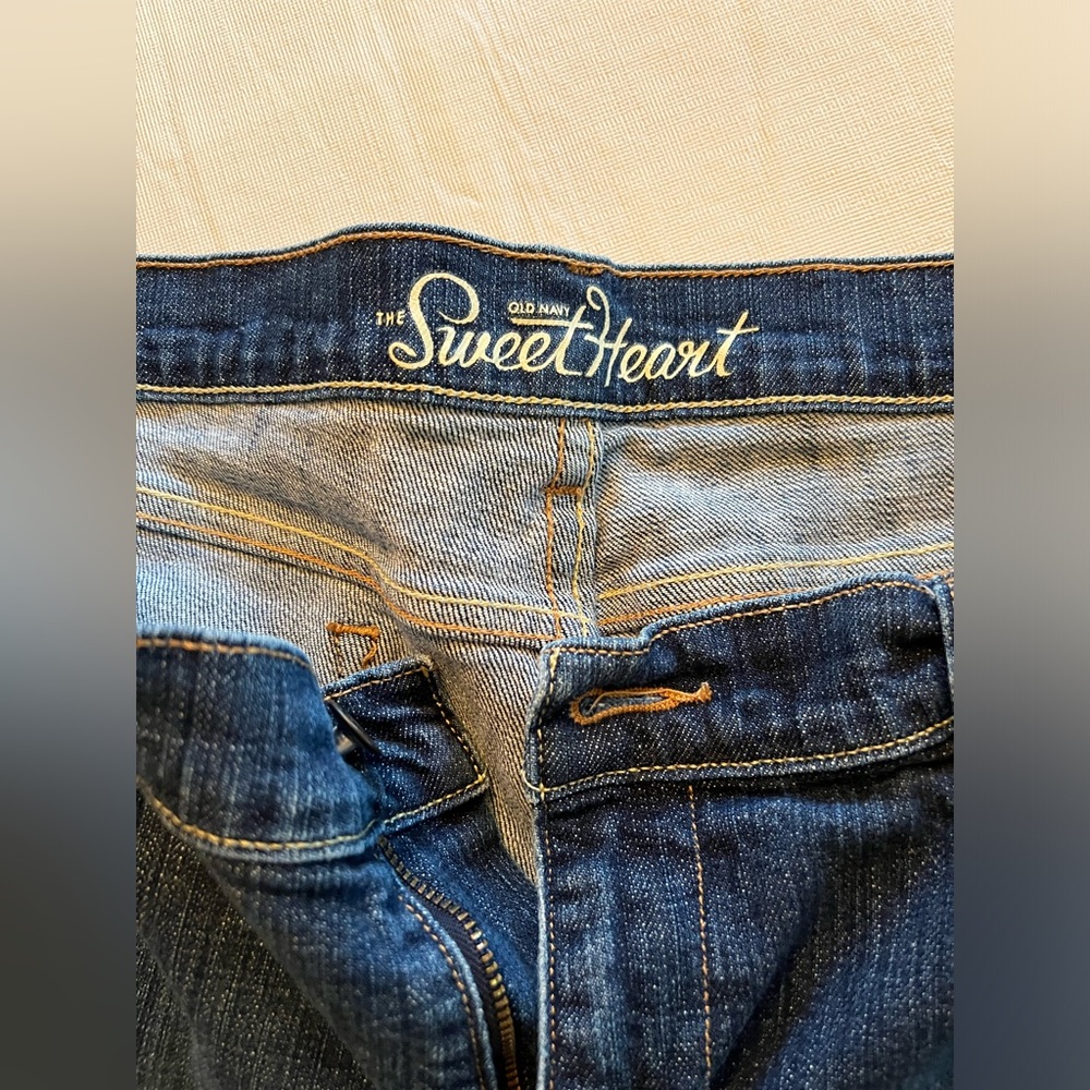 Women’s Old Navy 16W Blue Jeans Khaki Mid Rise Pant Bundle - Picture 7 of 9